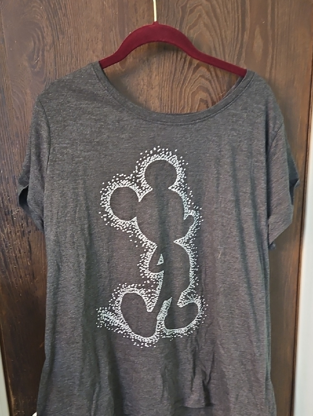 Disney Black Mickey Mouse Logo Tee